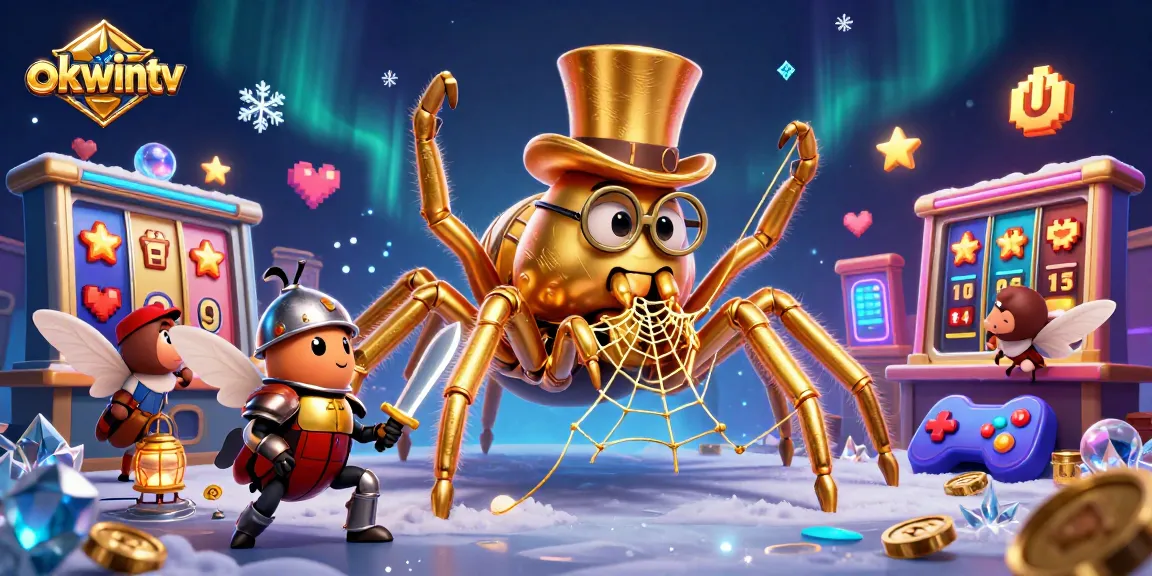 Experience thrilling wins with okwintv's dazzling slot reels and golden gaming atmosphere.