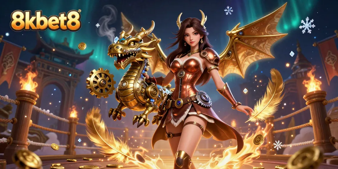 Engage in thrilling gameplay at 8kbet8 with this vibrant 3D illustration featuring an exciting casino atmosphere.