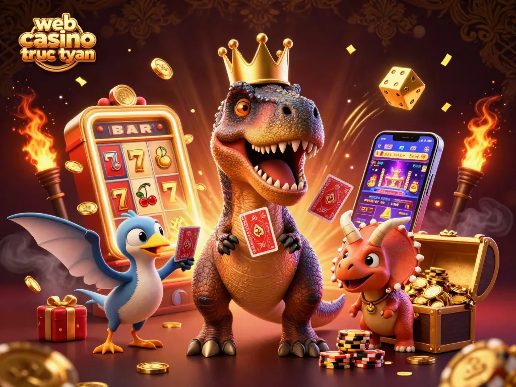 Chơi game tại web casino trực tuyến với hình ảnh sống động và nhiều chi tiết hấp dẫn.