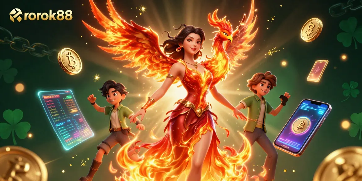 Engage in thrilling gameplay at ROKOK88 with crypto elements and a stunning atmosphere.
