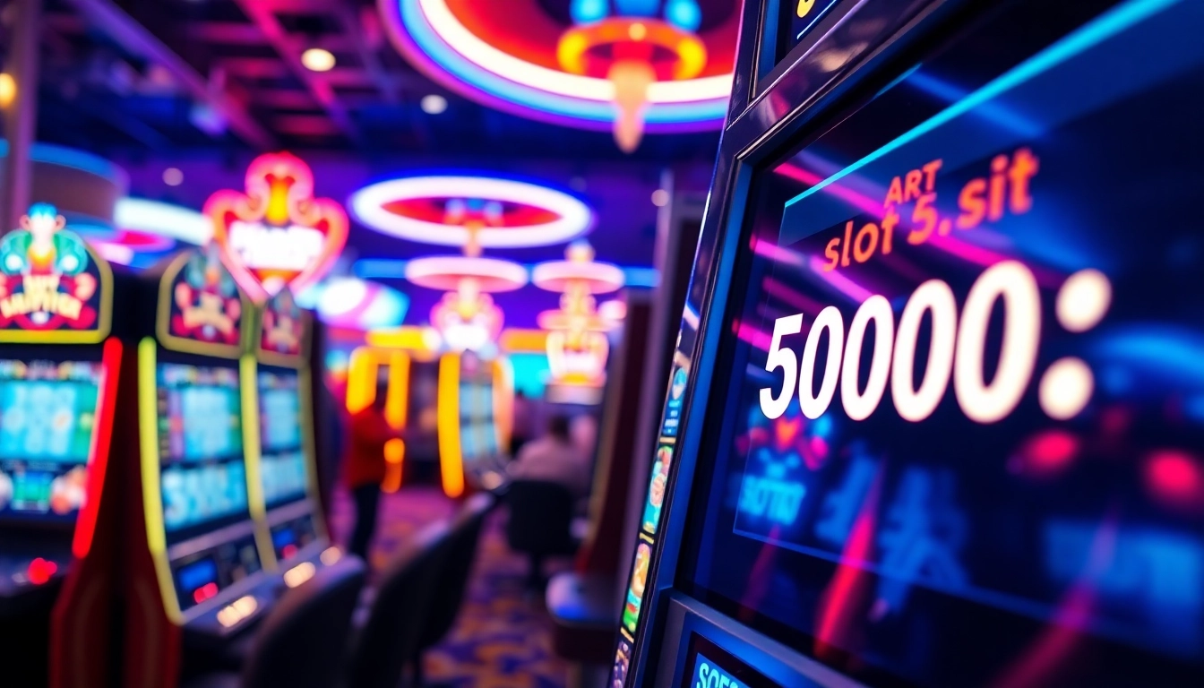Slot deposit 5000 menonjol di mesin slot yang menarik perhatian di kasino.