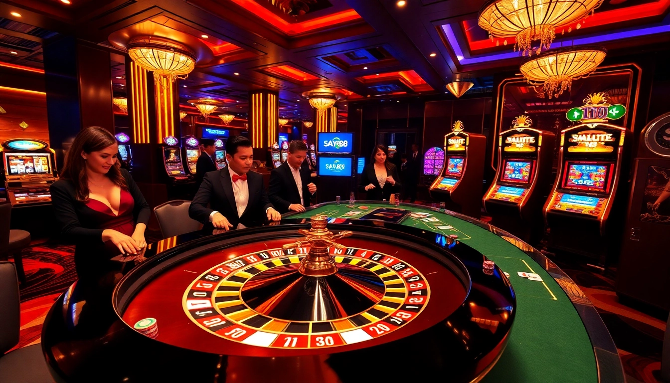 Experience the thrill of SAY88 with vibrant casino games and engaging players.