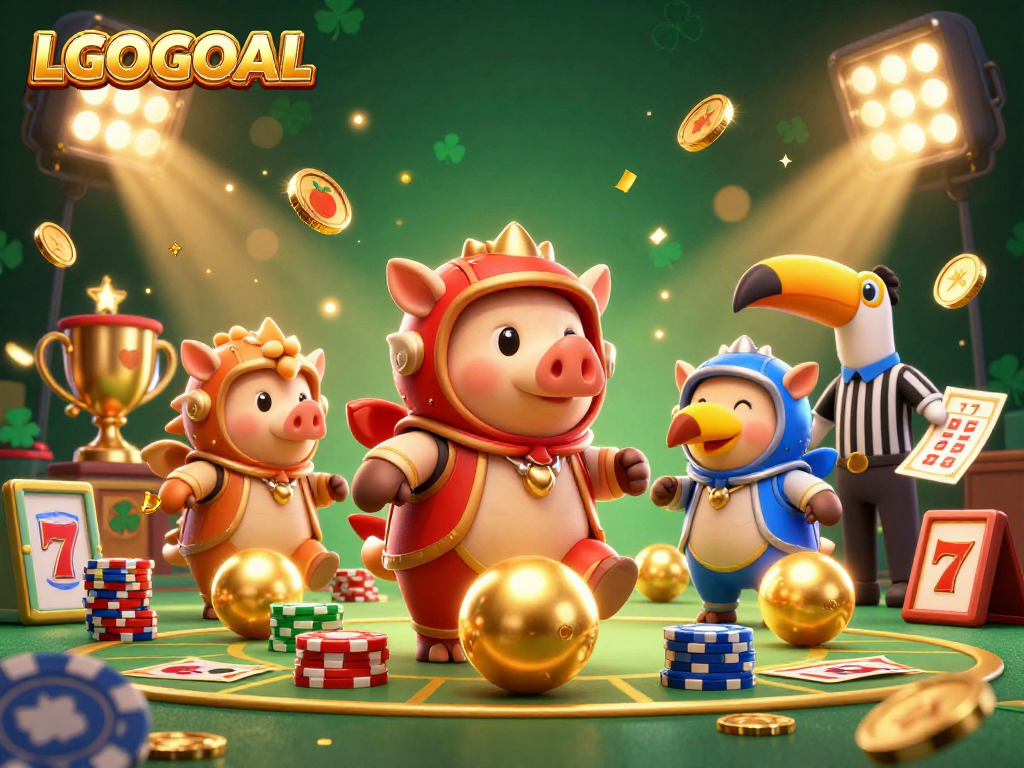 Engage with LGOGOAL as rival pangolins bowl through golden chips and colorful slot reels.