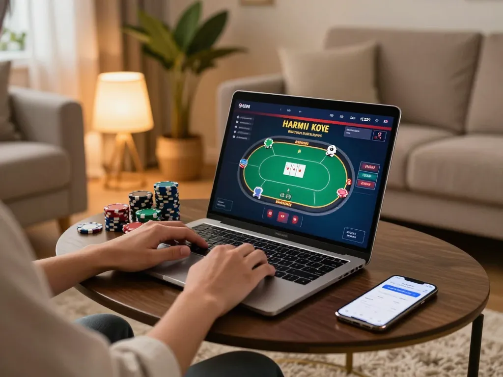 Engaging online poker gaming experience on https://ae888a.ru.com/ with warm lighting and vibrant atmosphere.
