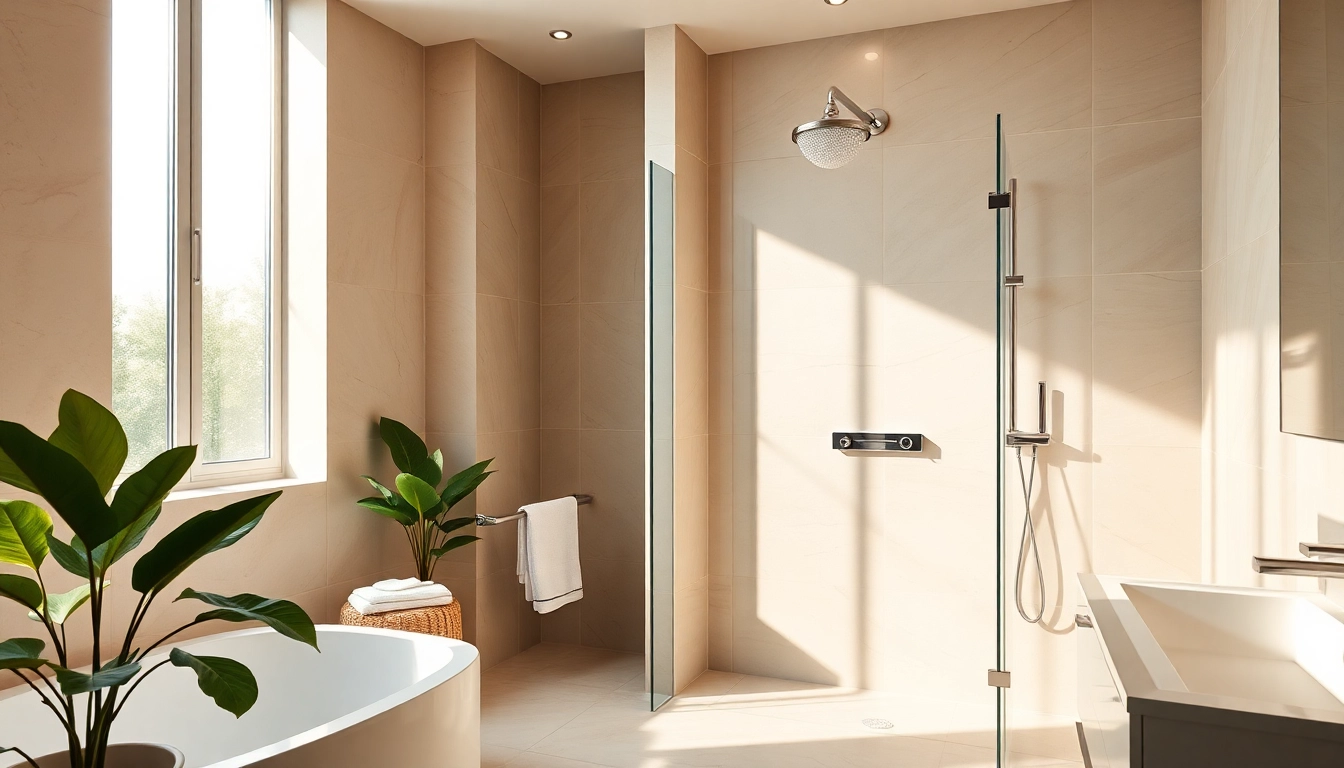 Transform your space with elegant showers featuring modern luxury and warm aesthetics.