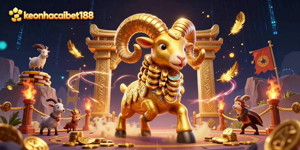 Experience the thrill of keonhacaibet188 with a dynamic 3D illustration full of vibrant casino energy and gambling elements.