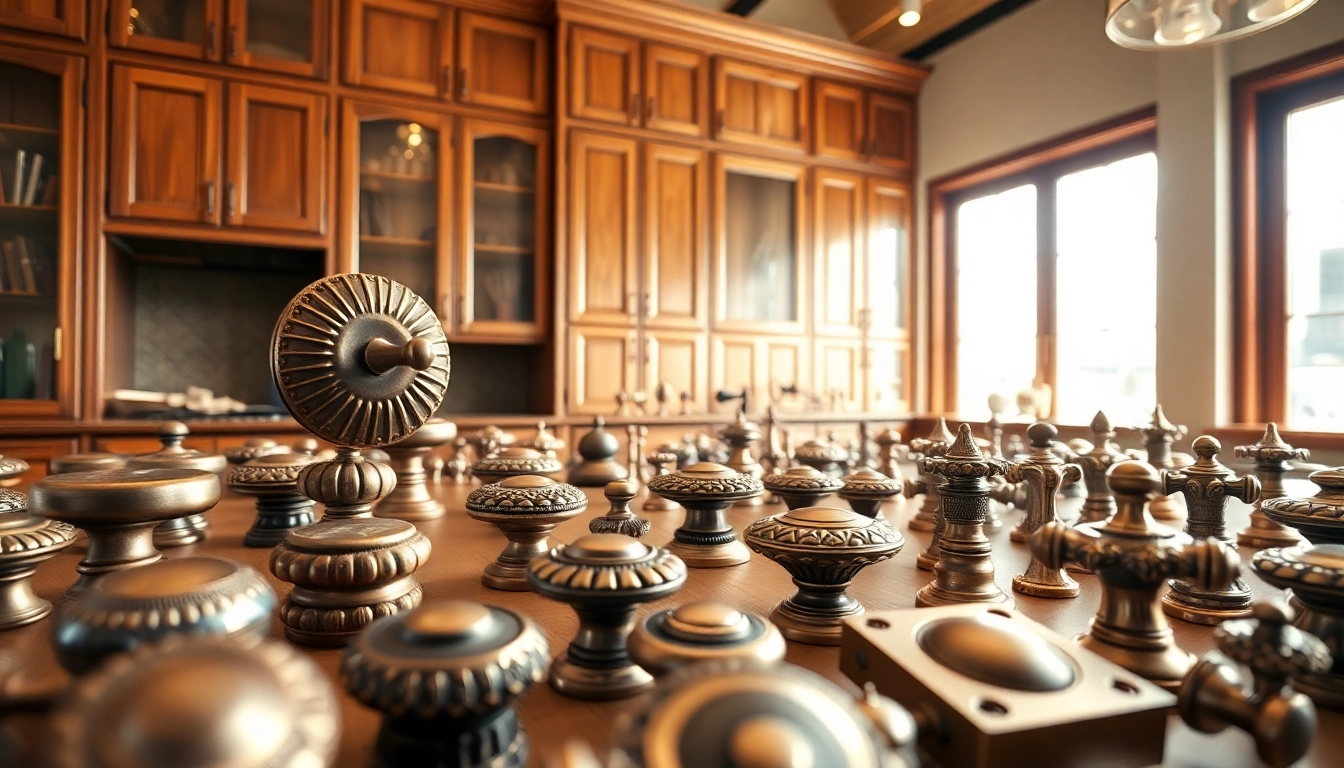 Showcasing high-quality products by a furniture hardware supplier featuring stylish cabinet knobs.