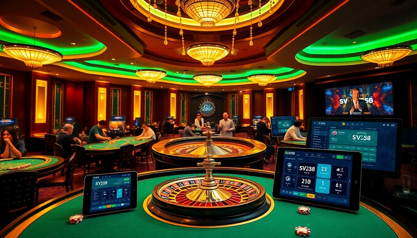Exciting play on gaming tables at SV368 - the leading online casino platform.