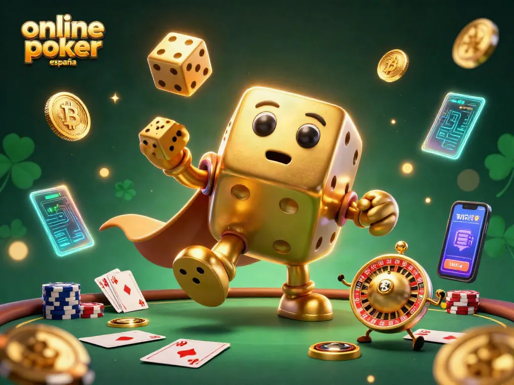 Juega al poker online en España en una mesa con las mejores apuestas y figuras de la partida.