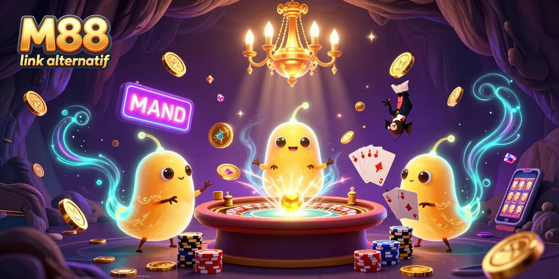 Bet on M88 link alternatif and enjoy a vibrant digital casino experience with animated glowworms.