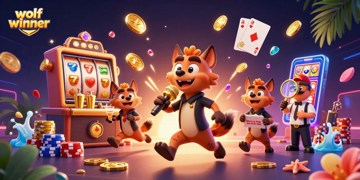 wolfwinner brings together hyenas running a fun-filled comedy casino with exciting slot machines.