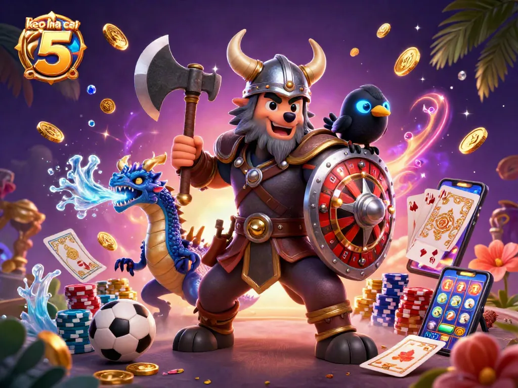 Engage with keo nha cai 5 for thrilling sports betting experiences featuring dynamic characters and vibrant graphics.