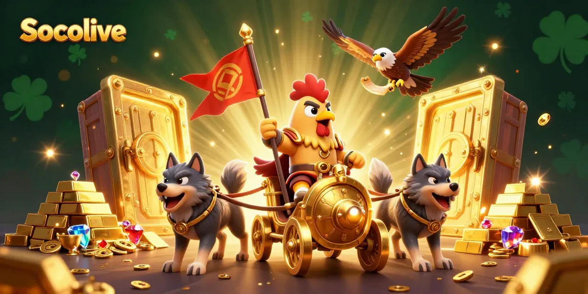 Socolive offers thrilling sports betting action with dynamic gold elements and rich textures.