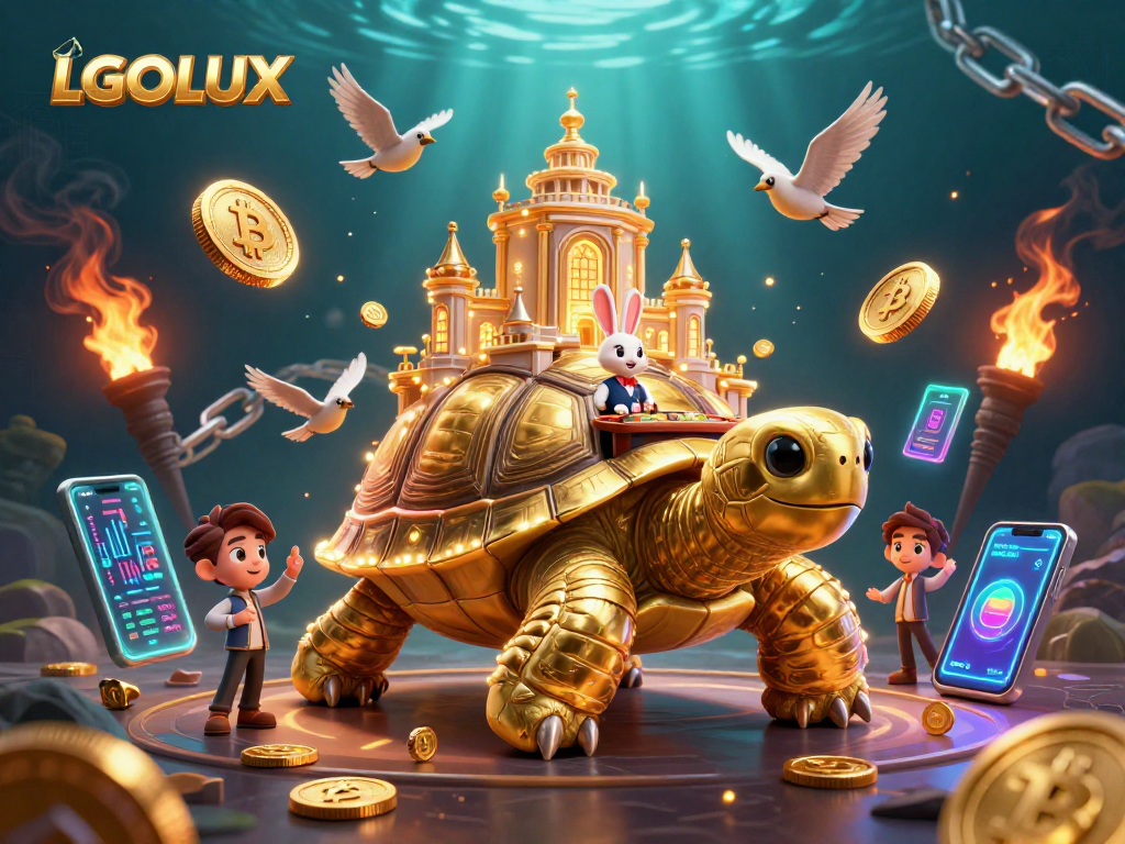 Experience thrilling wins with LGOLUX as golden coins rain down in an immersive casino scene.