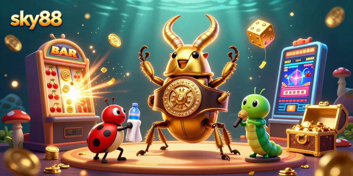 Experience thrilling sky88 wins with dynamic casino action and vibrant character illustrations.
