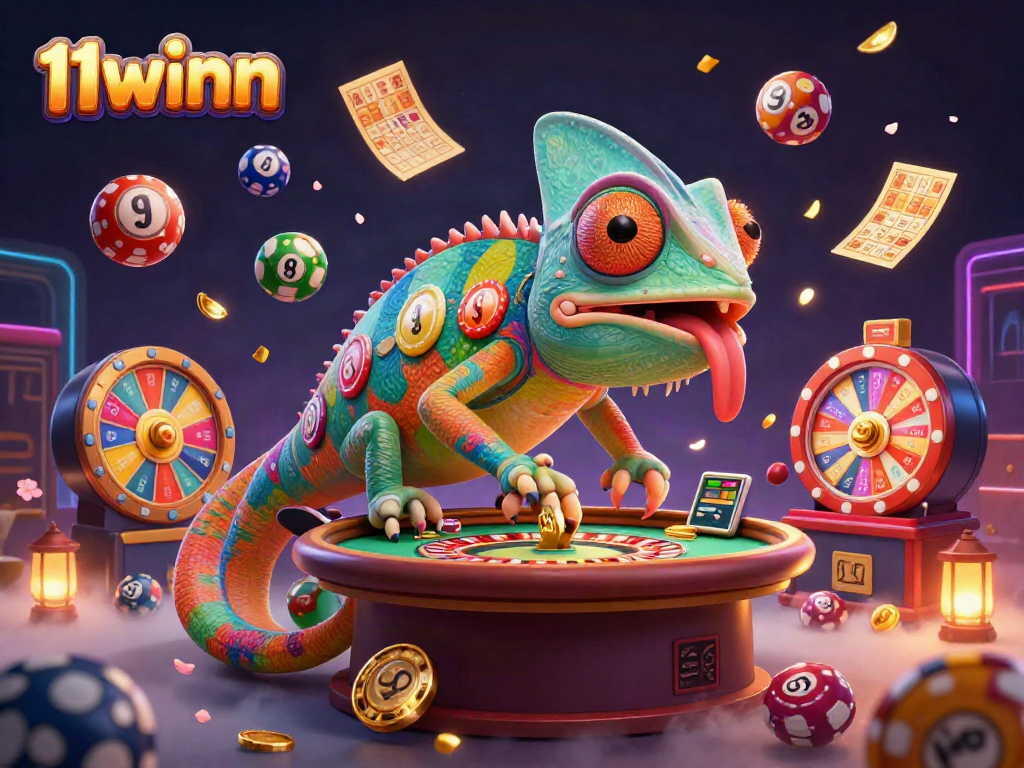Join the fun and excitement at 11winn with this vibrant casino illustration!