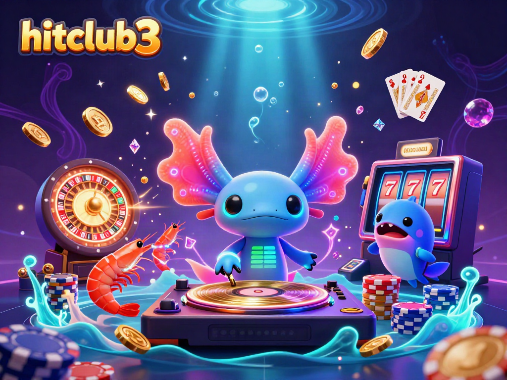 Join the excitement of hitclub3 with colorful character scenes and dynamic casino action!