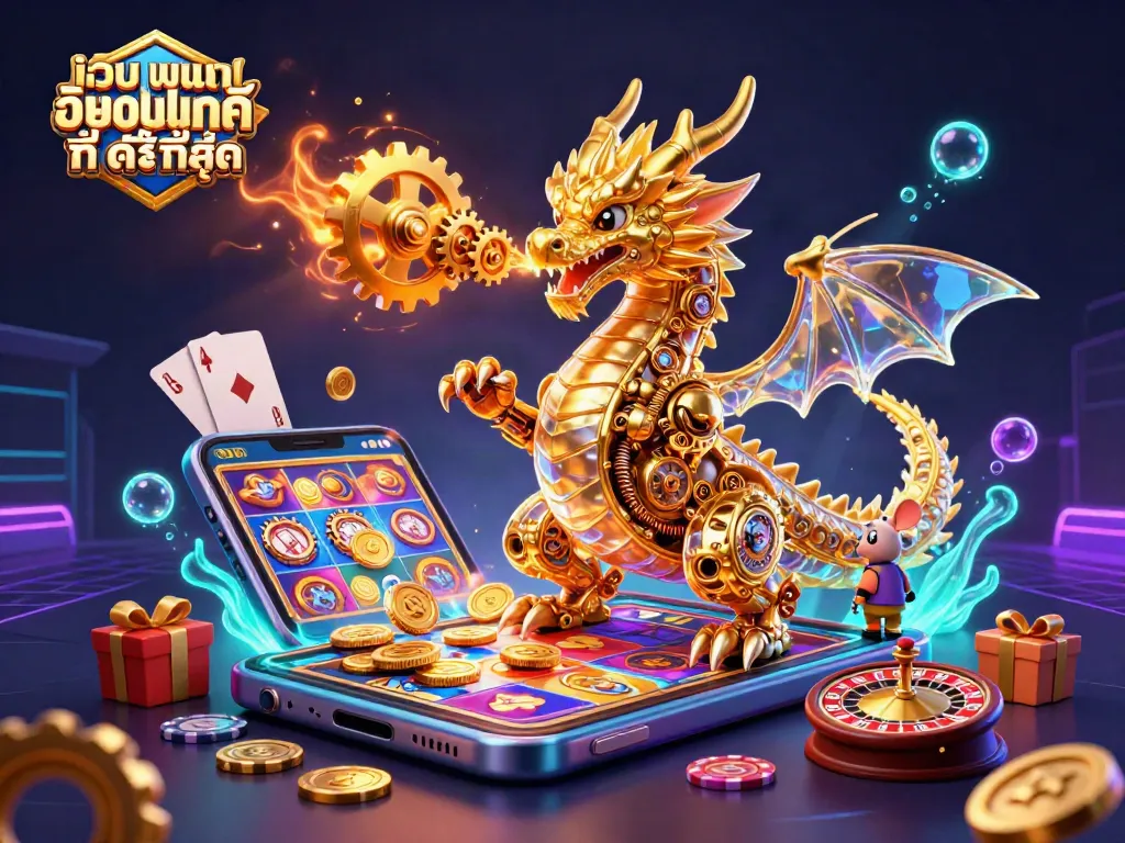 เล่นเกมที่ เว็บ พนัน ออนไลน์ ที่ ดี ที่สุด กับมังกรทองและสล็อตเกมส์สวยๆ
