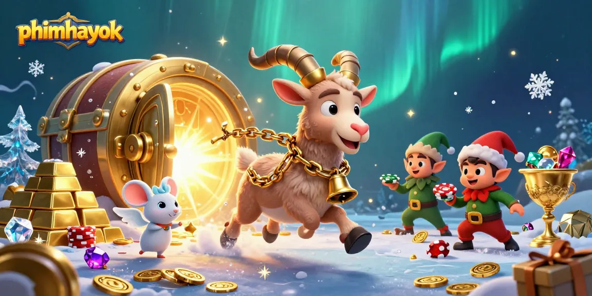 Win big at phimhayok casino while the Krampus goat supervises the mischief of gremlins.