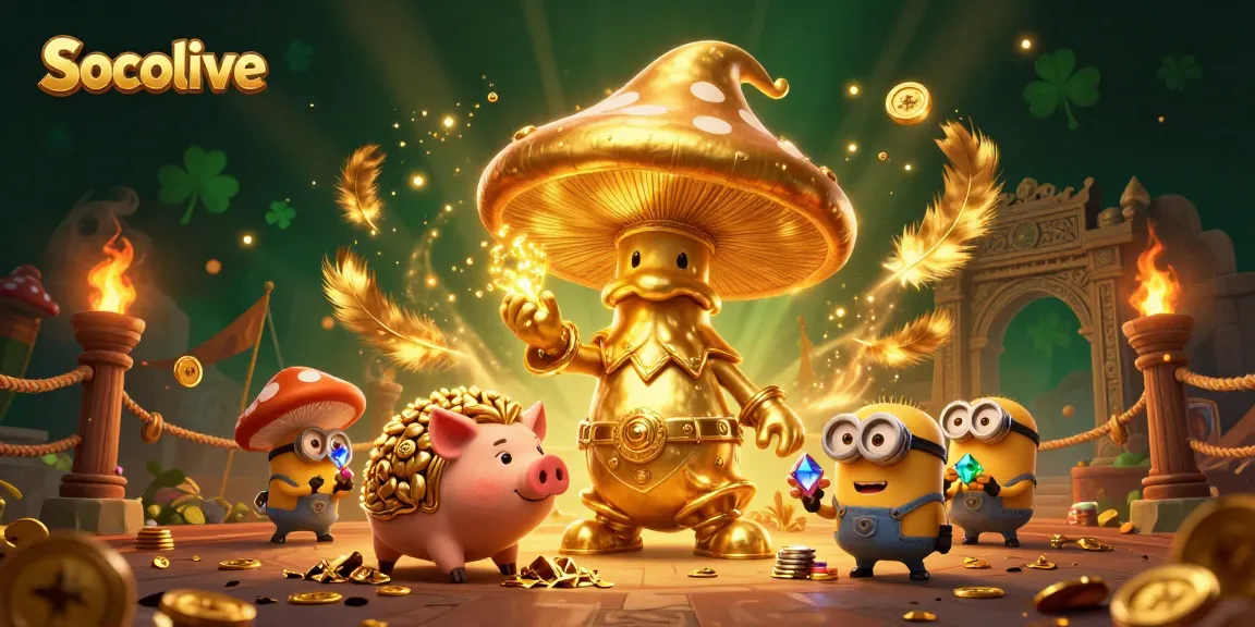 Socolive offers an engaging atmosphere filled with gold coins and dynamic visuals for online betting enthusiasts.
