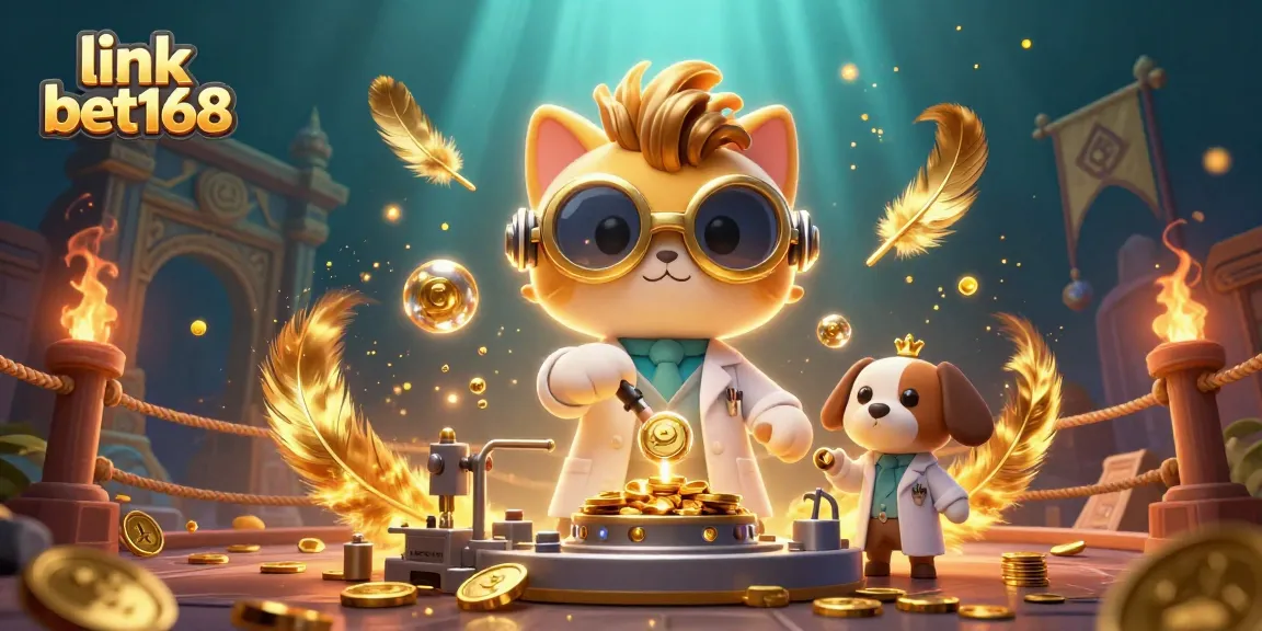Experience the excitement of link bet168 in an engaging 3D casino scene with dynamic visuals.