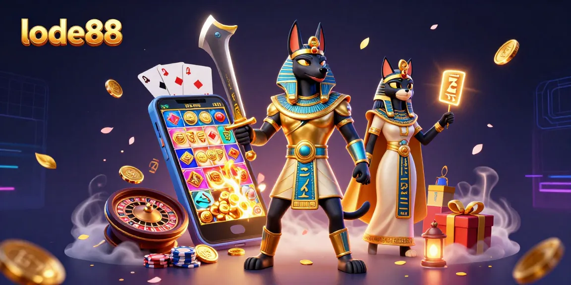 Engage with exciting lode88 slot games as Anubis and Bastet bring luck and fortune.