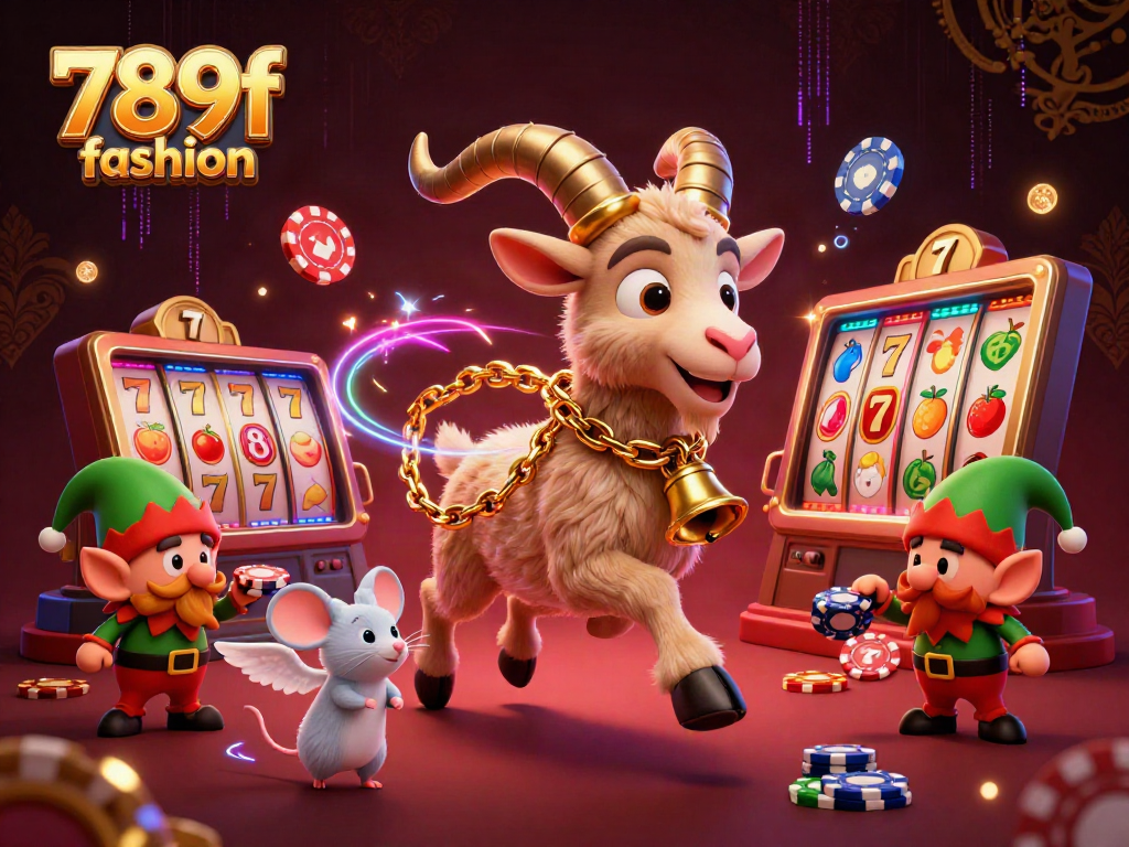 Experience 789f fashion in a dynamic casino setting with vibrant characters and thrilling slot action.