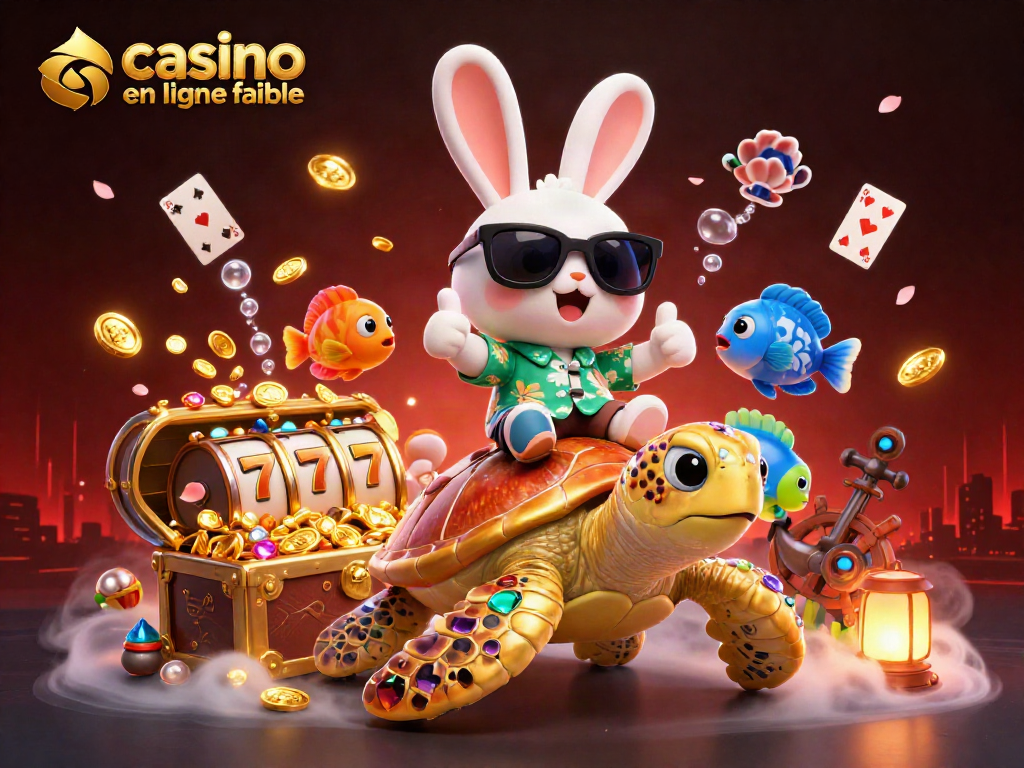 Jouez en toute confiance dans un casino en ligne fiable avec notre illustration amusante.