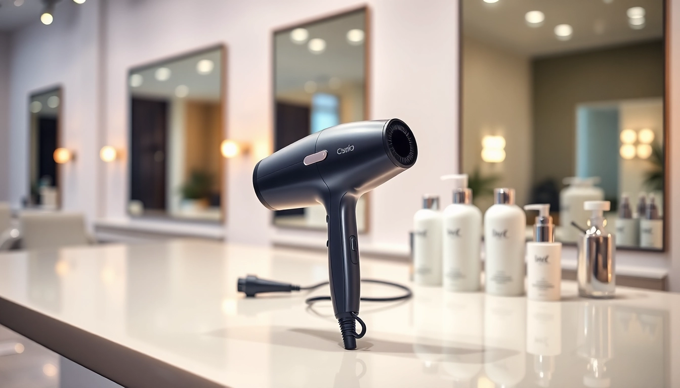 Elevate your styling with an ionic blow dryer showcasing sleek design and advanced features.