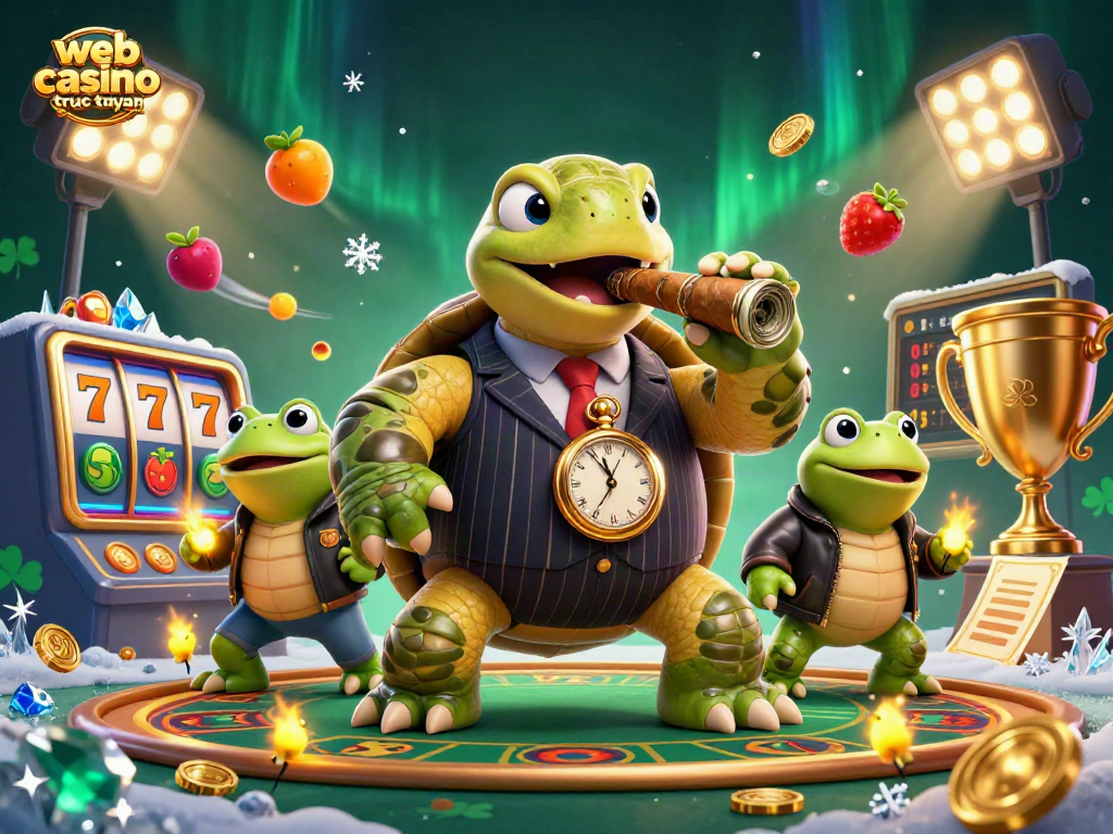 Chơi game tại web casino trực tuyến với những biểu tượng casino đặc sắc và các nhân vật hoạt hình 3D thú vị.
