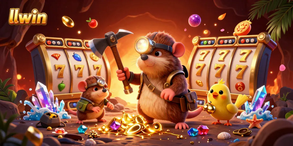 Experience thrilling slots and jackpots with llwin's engaging 3D treasure hunting adventure.