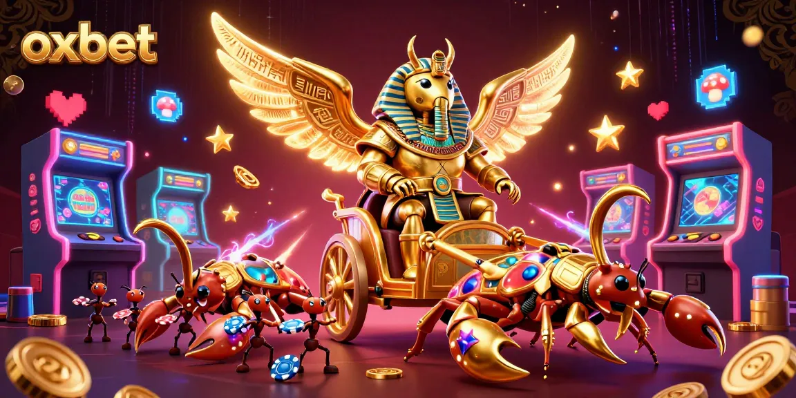 Engage with oxbet's vibrant casino scene featuring dynamic characters and game elements.