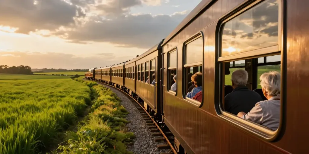 Senior train tickets offer delightful travel experiences for retirees exploring beautiful destinations.