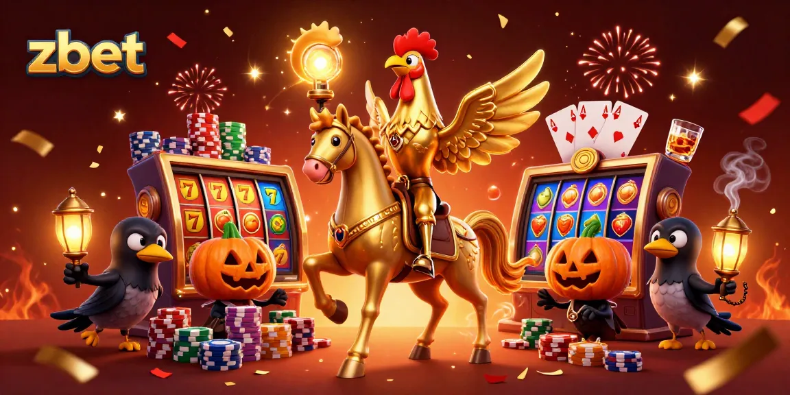 Experience the excitement of zbet with a golden rooster in a dynamic casino scene full of action.