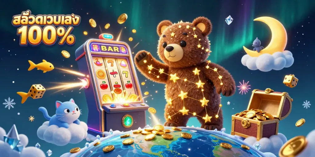 เล่นเกม สล็อตเว็บตรง100% พร้อมแจ็คพอตใหญ่ในภาพ 3 มิติ