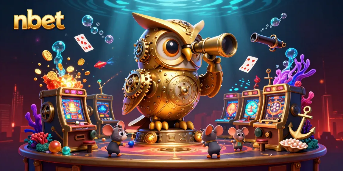 Win big with nbet at the vibrant casino filled with gold coins, energetic characters, and captivating gameplay.