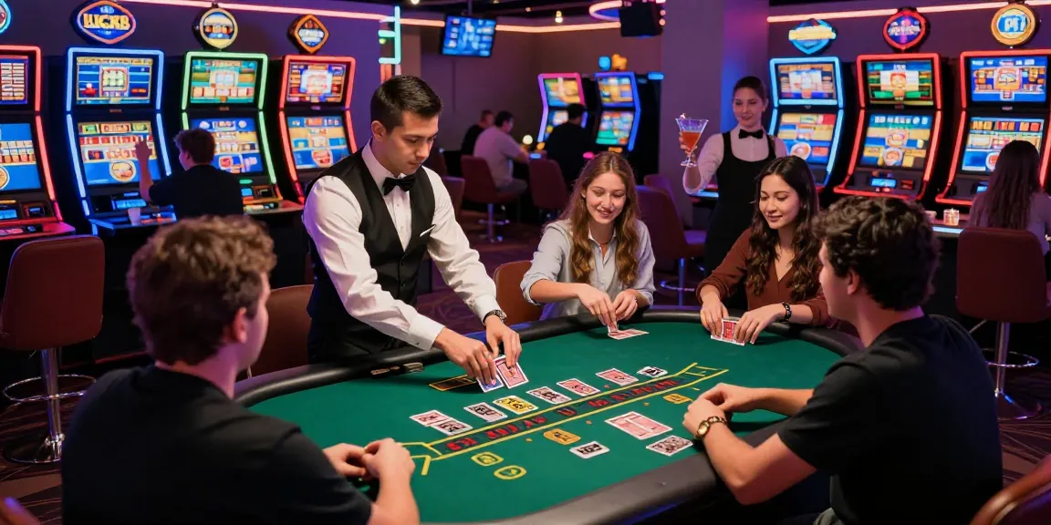 LUCK8 live gaming scene with players enjoying a vibrant online casino atmosphere.