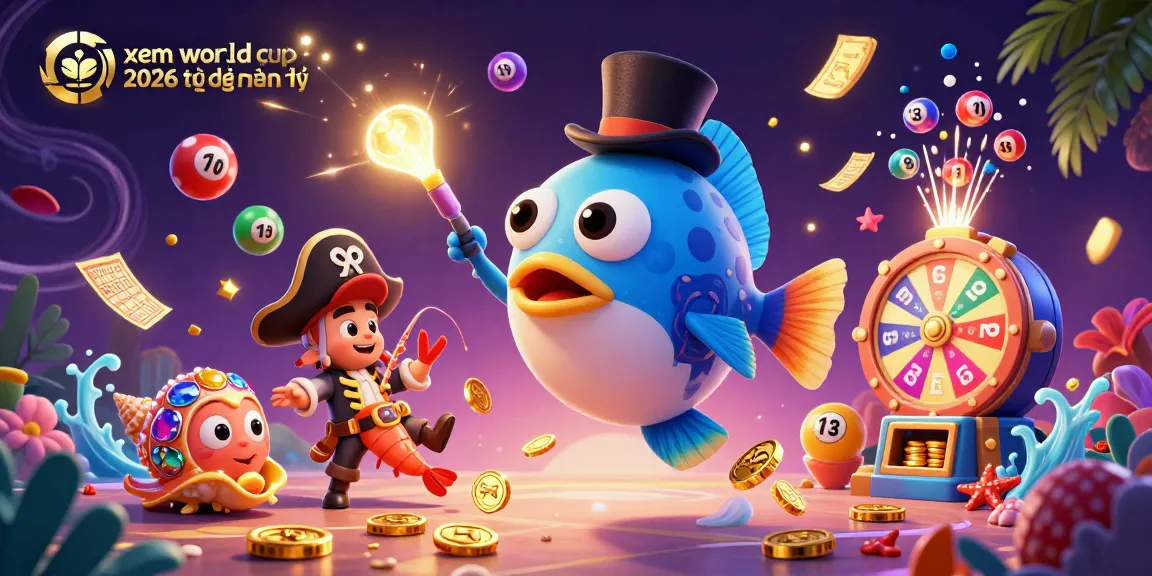 Catch excitement while watching xem world cup 2026 trực tiếp miễn phí with vibrant undersea characters and dynamic game elements.