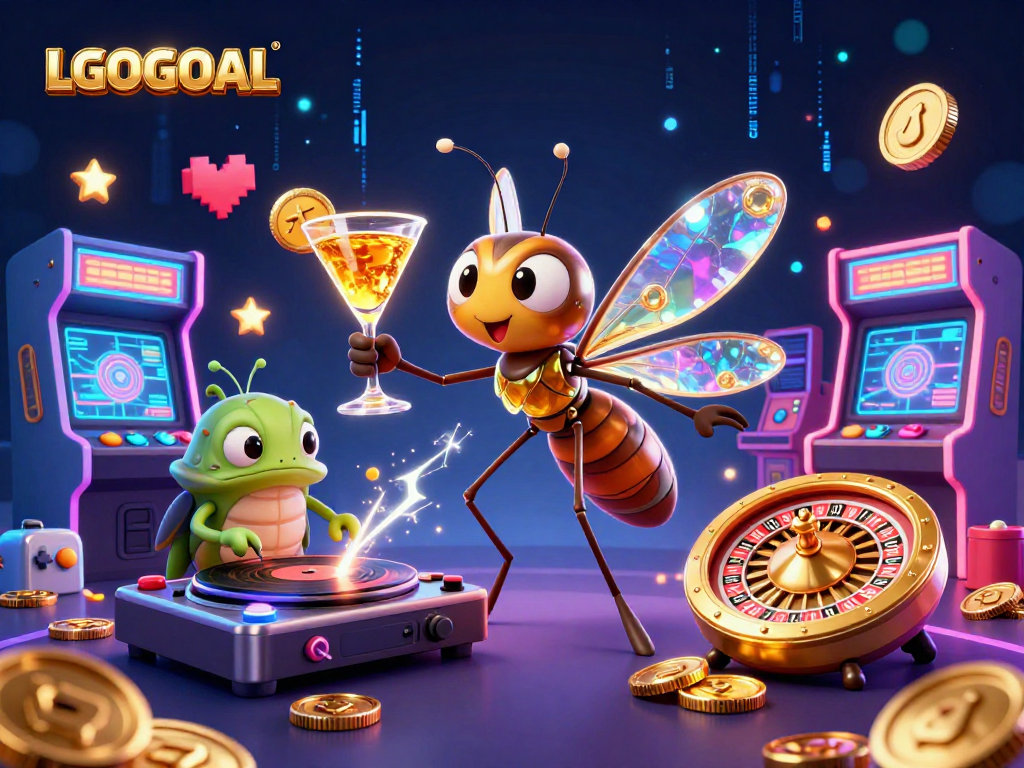 Experience LGOGOAL's exciting casino world with vibrant characters and stunning digital design.