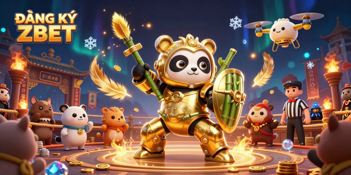 Experience the excitement of ĐĂNG KÝ ZBET in this dynamic casino battle arena featuring iconic elements.